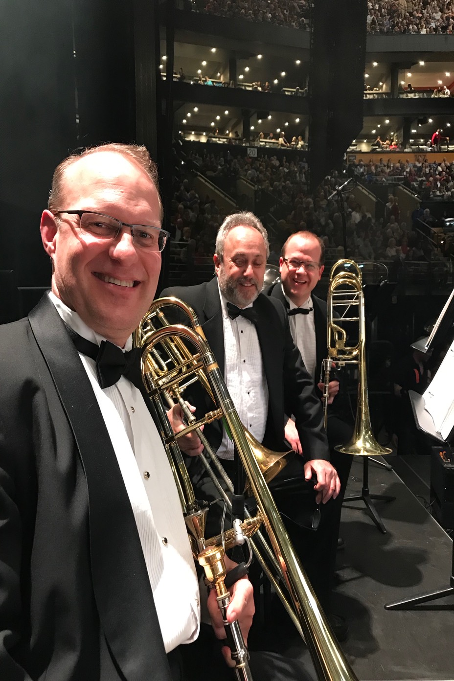 Andrea Bocelli Trombone Section, TD Garden Boston